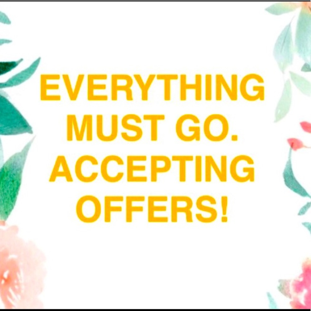 I’m moving and everything must go! 💛